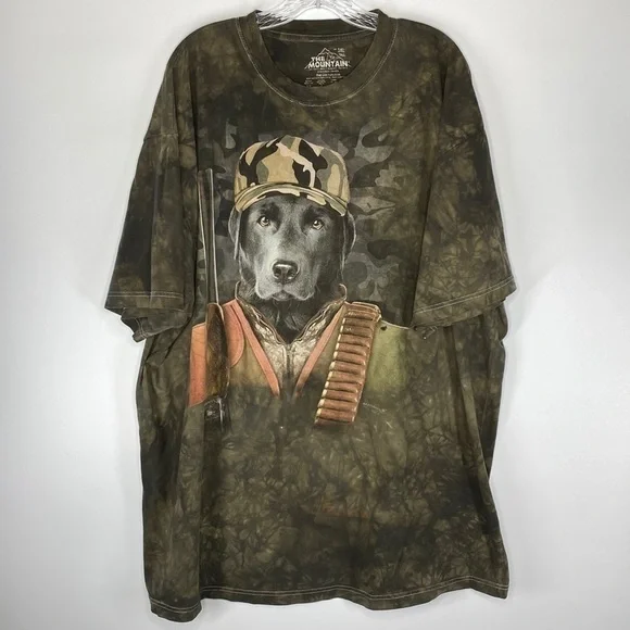 The Mountain Black Lab Retriever Duck Hunting Tshirt 3XL 2011 - Picture 1 of 6